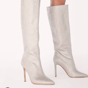 Billini Emarie Boot Silver Diamante